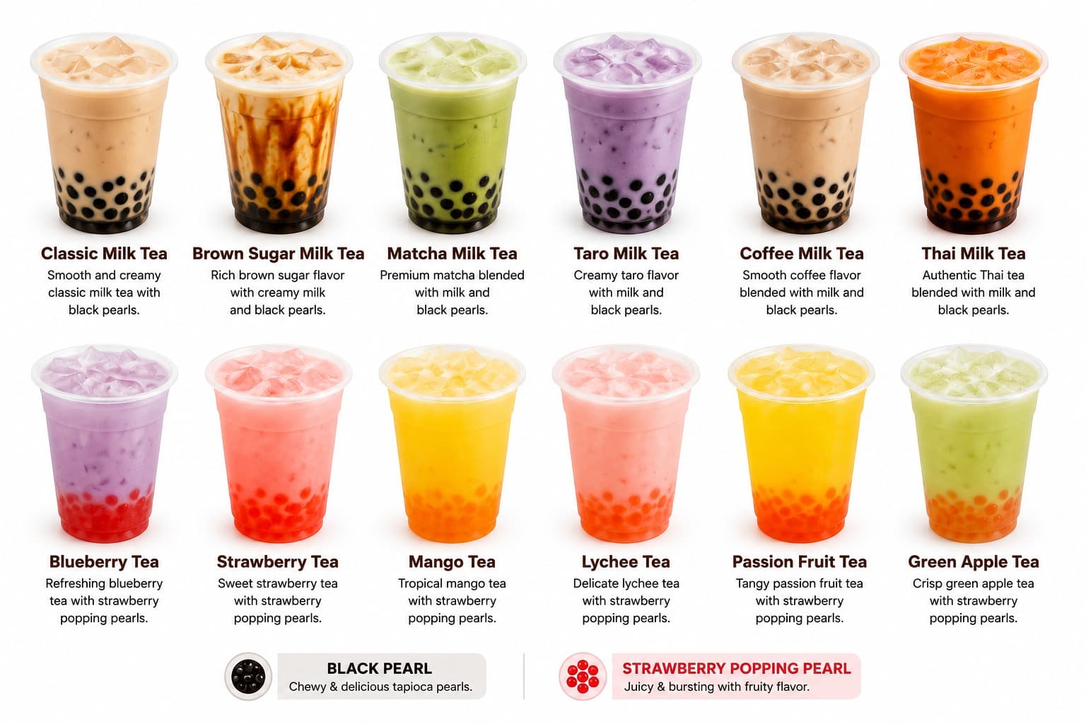 Boba Tea Range